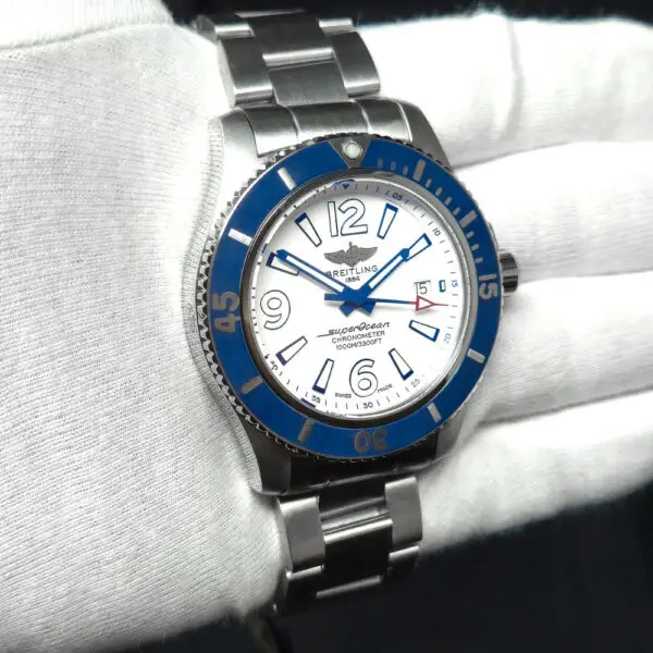 Superocean Automatic 42 - White/Blue