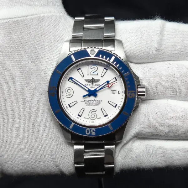 Superocean Automatic 42 - White/Blue