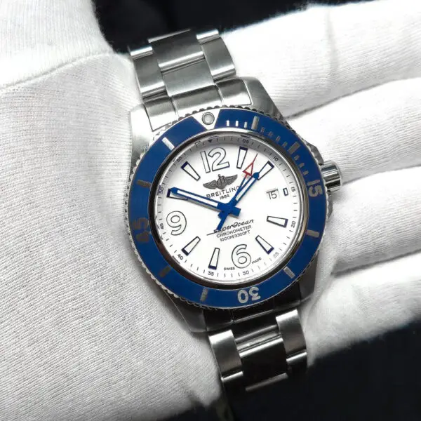 Superocean Automatic 42 - White/Blue