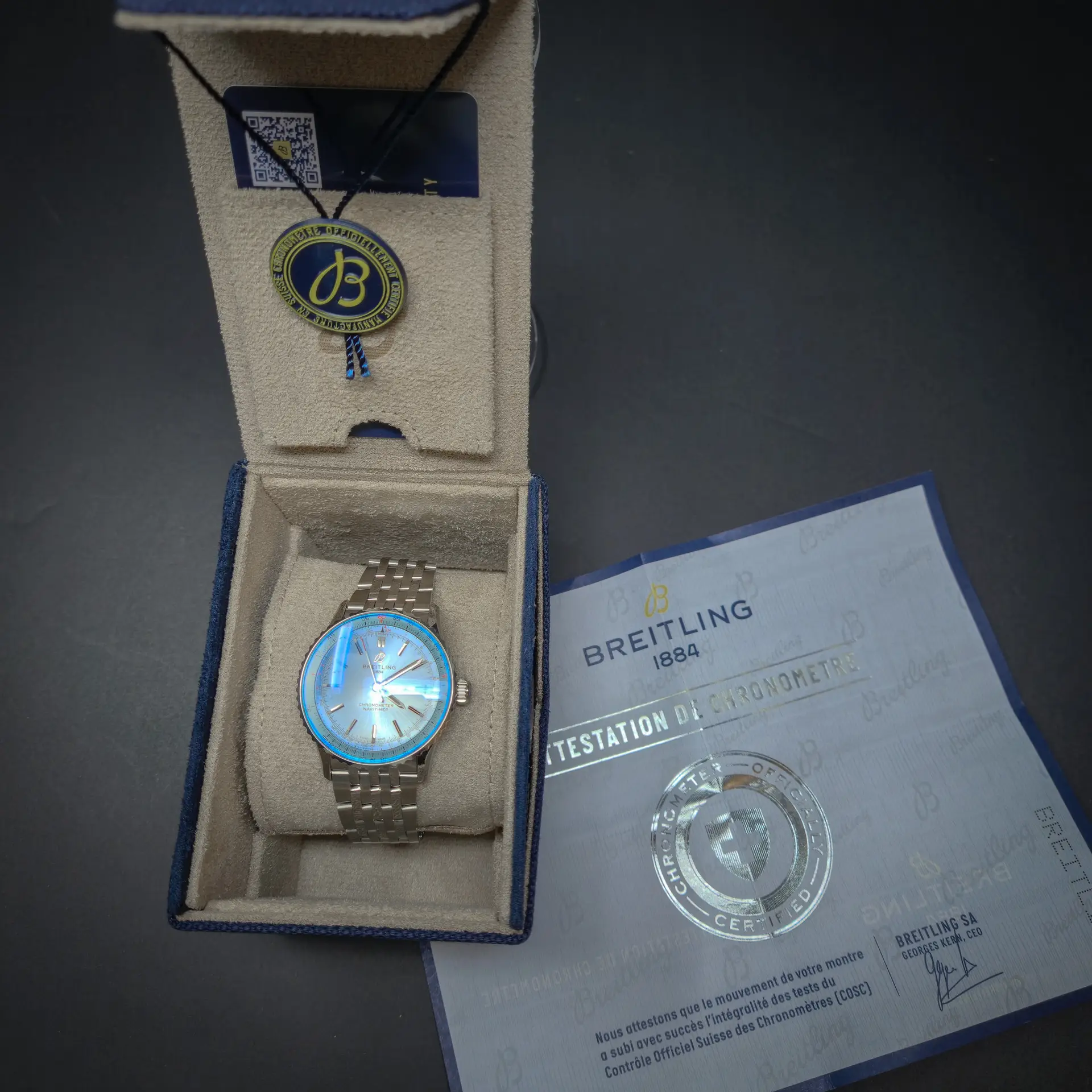 BREITLING Navitimer Auto 41mm Blue Men's Watch A17329171C1A1