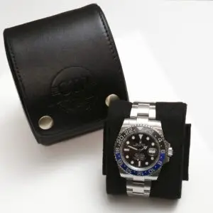 Premium Leather Watch Roll by Coastal Timepieces