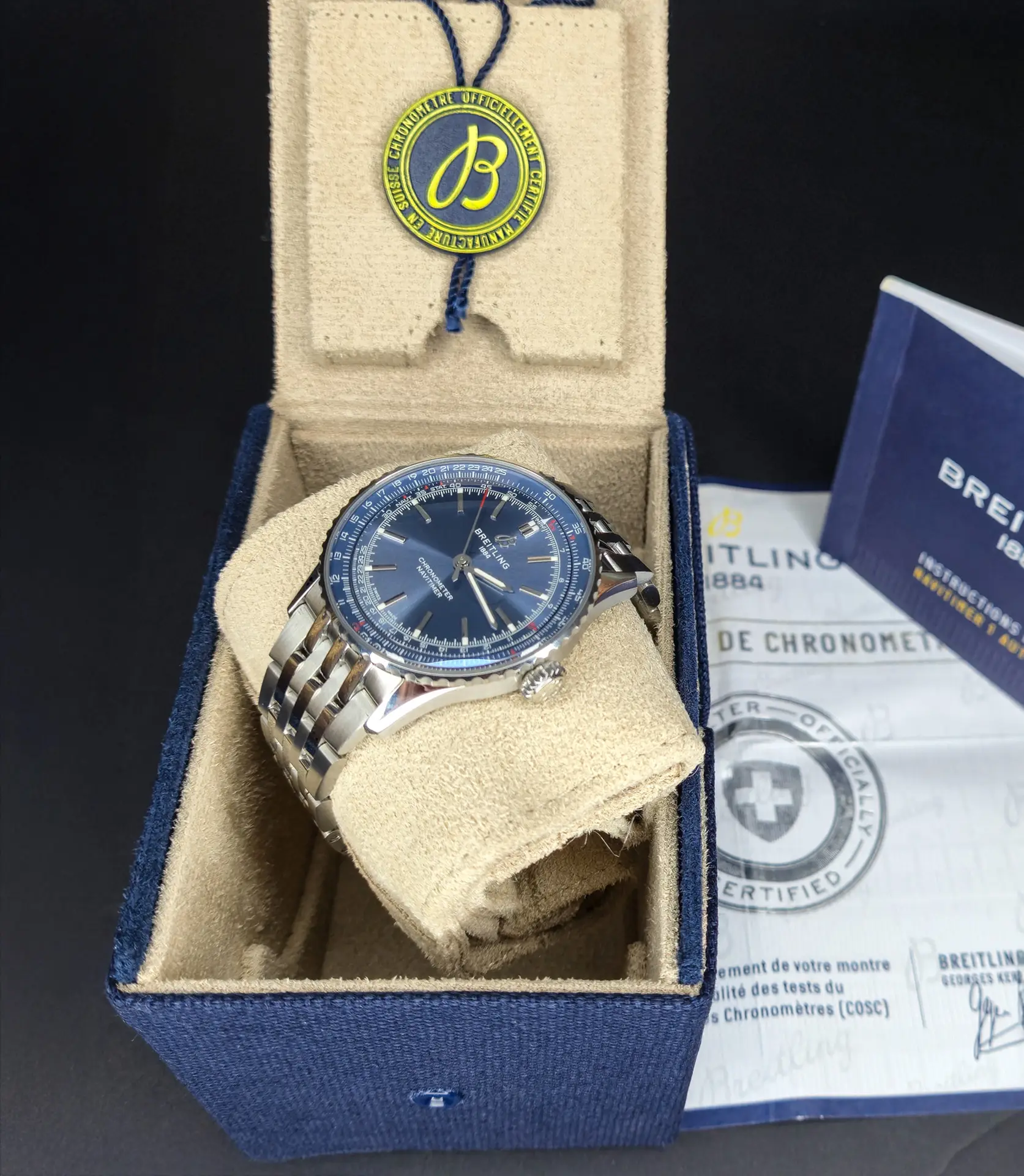 Breitling Navitimer 41 Blue Luxury Watch