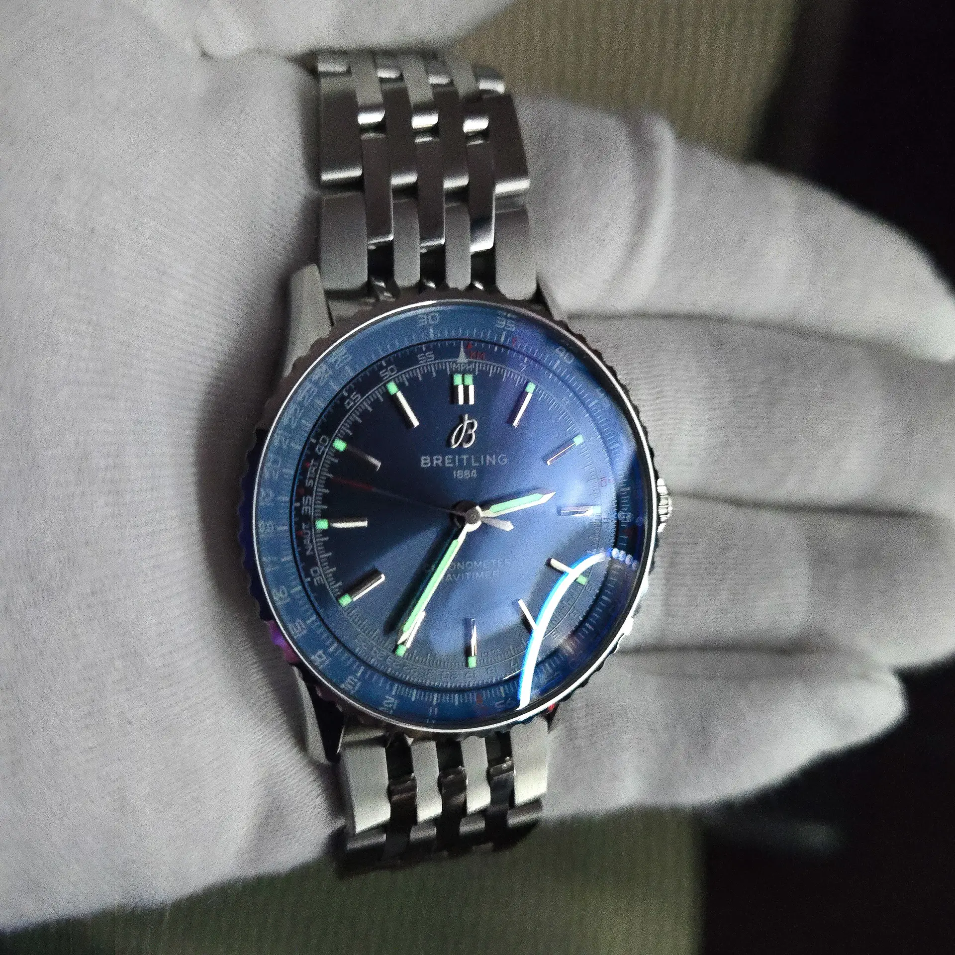 Breitling Navitimer 41 Blue Luxury Watch