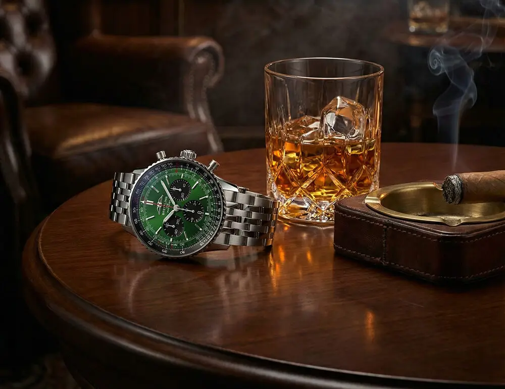 Breitling Navitimer Green Luxury Watch