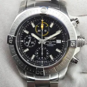 Breitling 45mm Avenger Chronograph Automatic Steel Mens Watch A13317