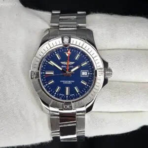 Breitling AVENGER Chrono Auto GMT 45 Blue DialDate - Box & Papers A32395101C1A1