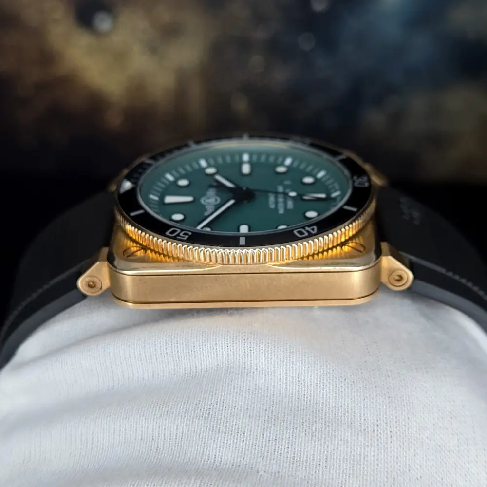 Bell & Ross BR03-92 Diver Black & Abyss Green Bronze 42mm BR0392-D-LT-BR/SRB