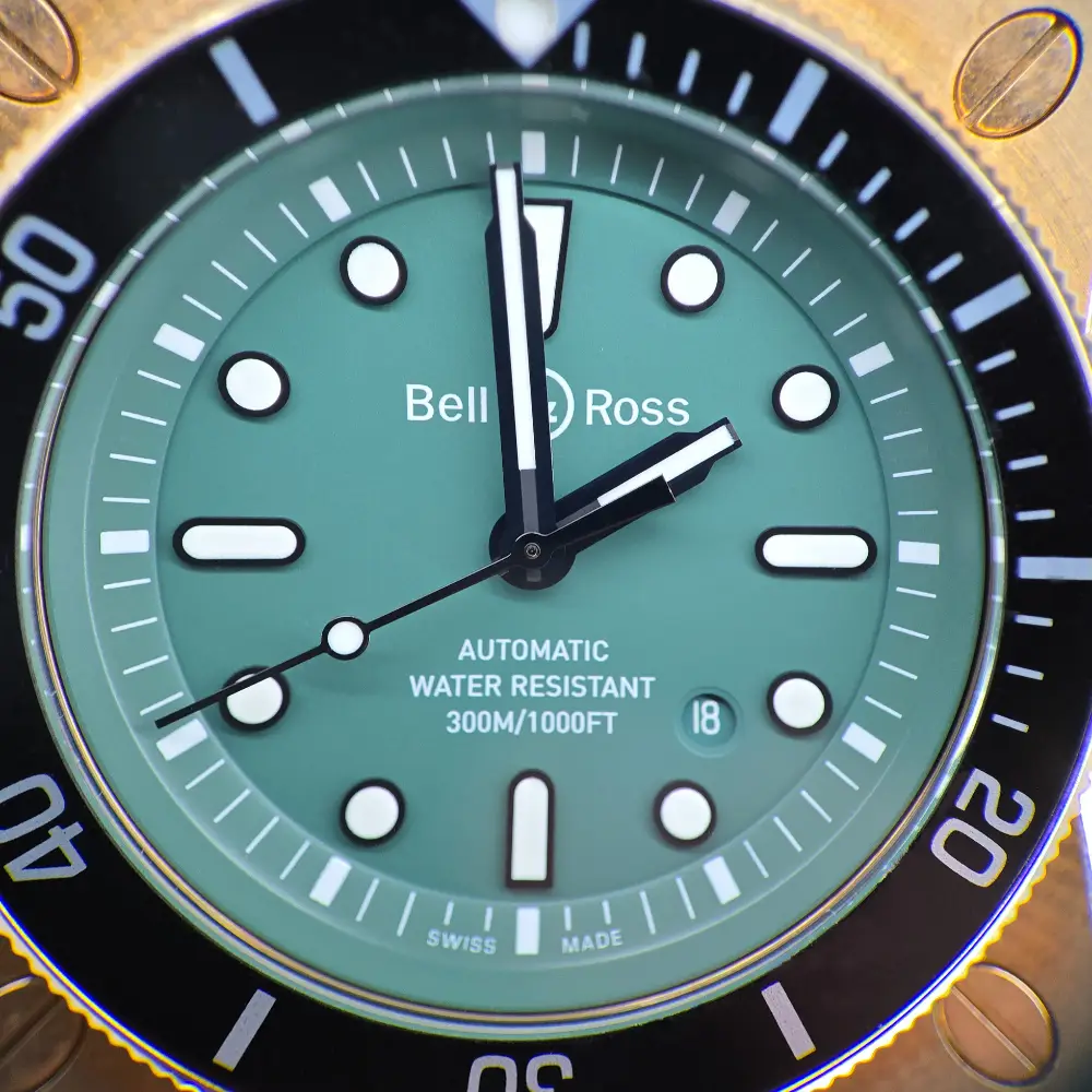 Bell & Ross BR03-92 Diver Black & Abyss Green Bronze 42mm BR0392-D-LT-BR/SRB